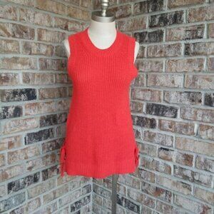 NWT LOFT knit sleeveless top with side ties (M)